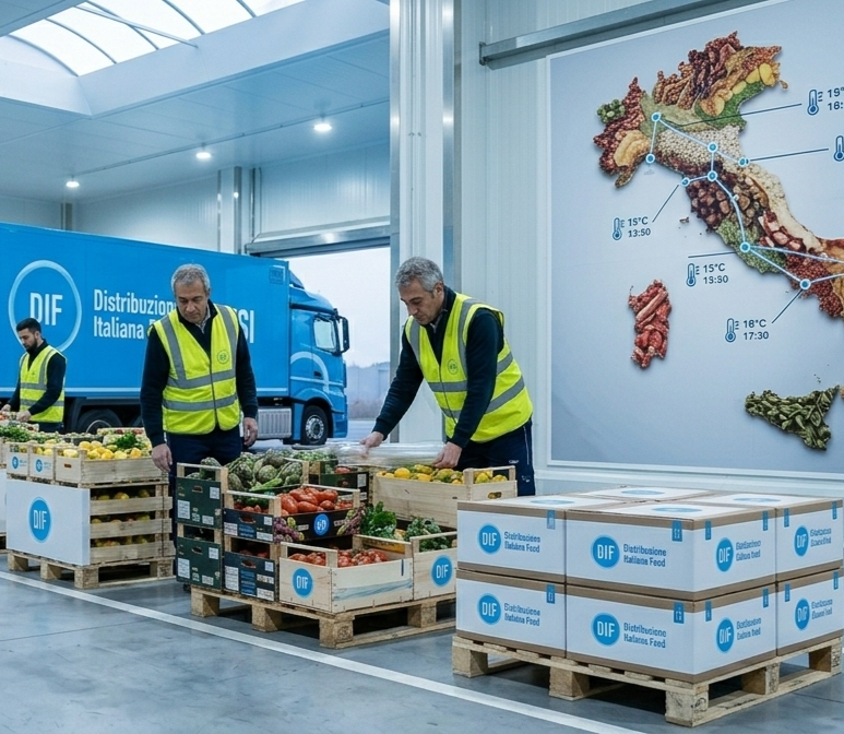 Network Distribuzione Italiana Food per la logistica alimentare B2B