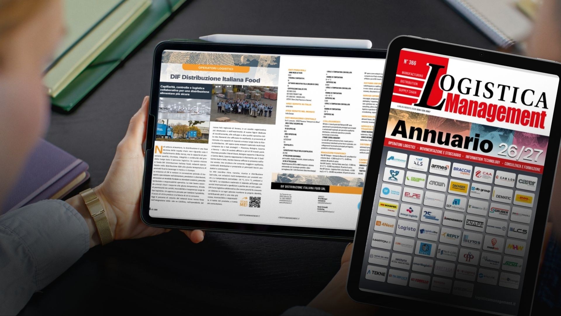 DIF Network nell’Annuario 2026 di Logistica Management