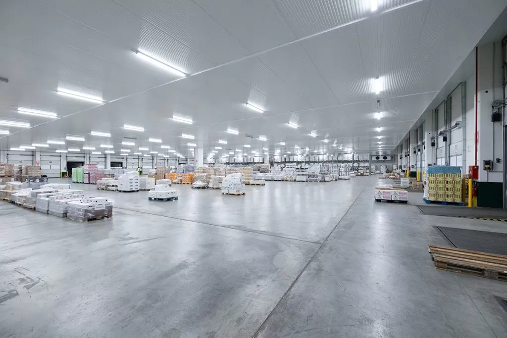 Hub logistico DIF Network a Piacenza per la distribuzione alimentare multitemperatura e a temperatura controllata